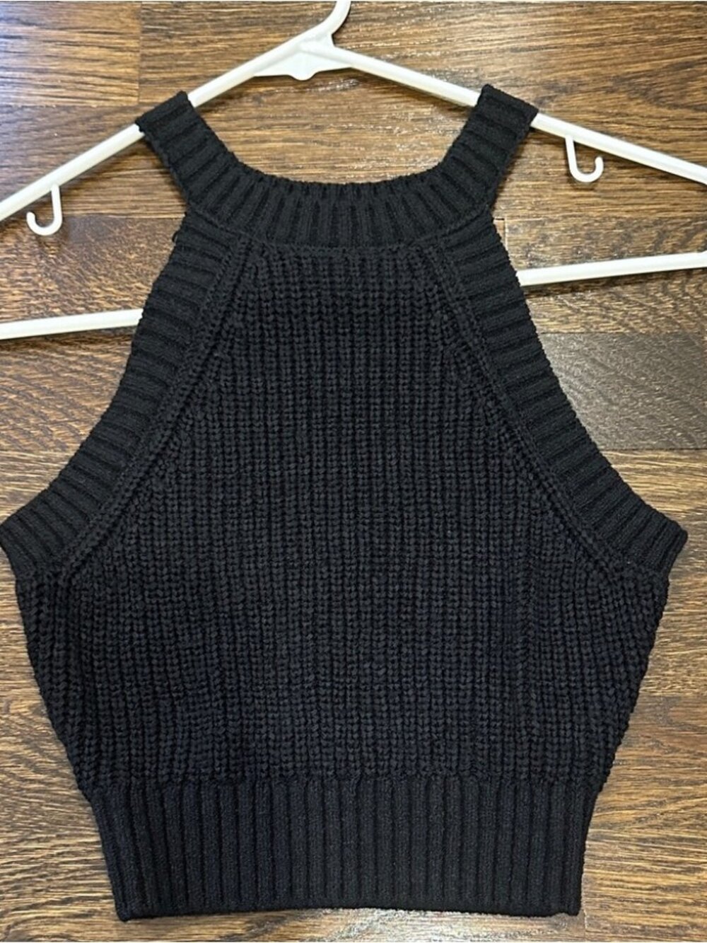 Black Knit Top